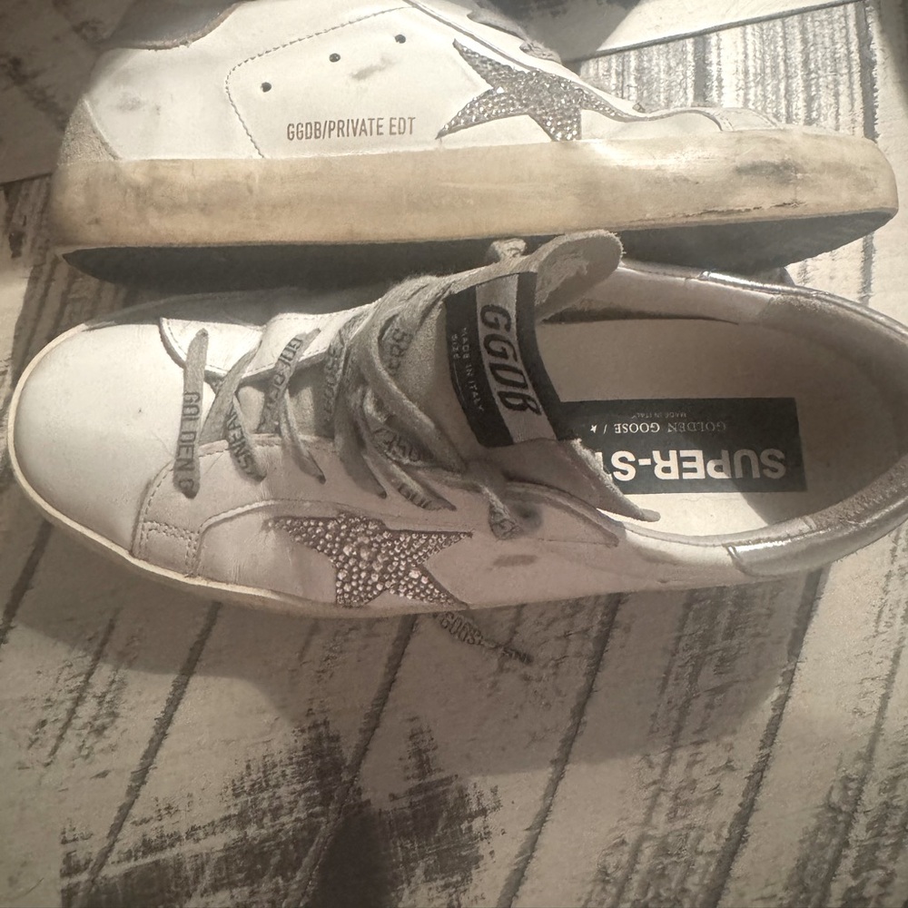 Golden Goose Private Edition w/Crystals size 38- (size 8)